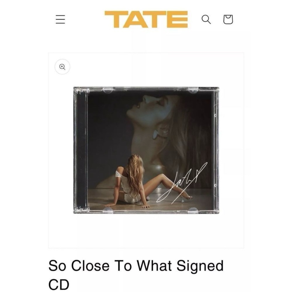 SIGNED Tate McRae “So Close To What” CD | NWT & Factory Sealed IN HAND